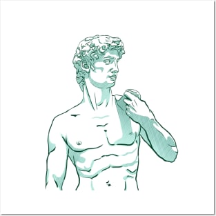 David of Michelangelo Posters and Art